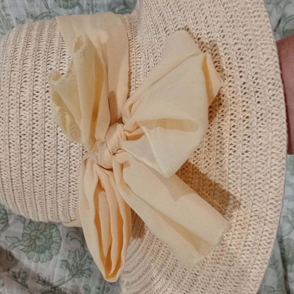 Staw Hat and Silk Bow Beach Day Backyard BBQ